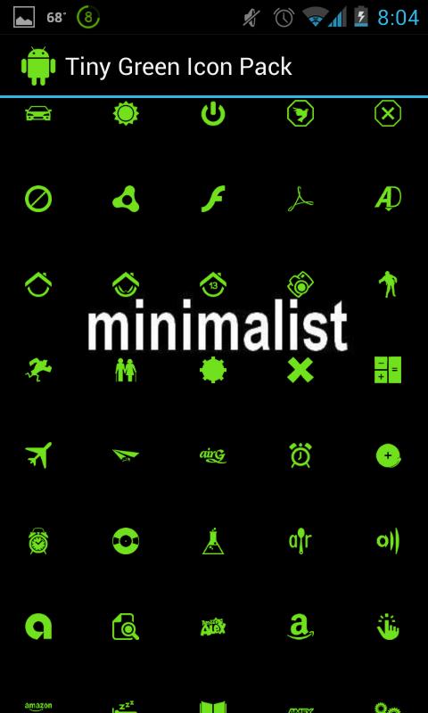 Tiny Green Apex Nova ADW Holo