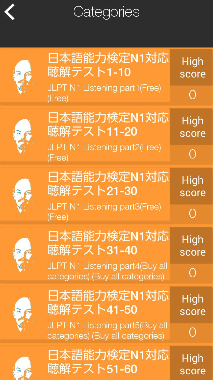 JLPT  N1 Listening