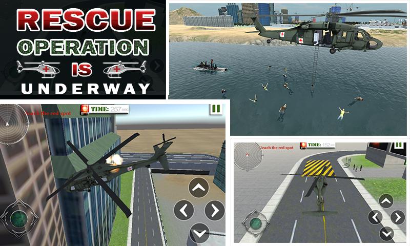 Army Ambulance Helicopter Sim