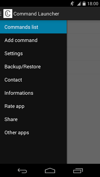 Commands Launcher