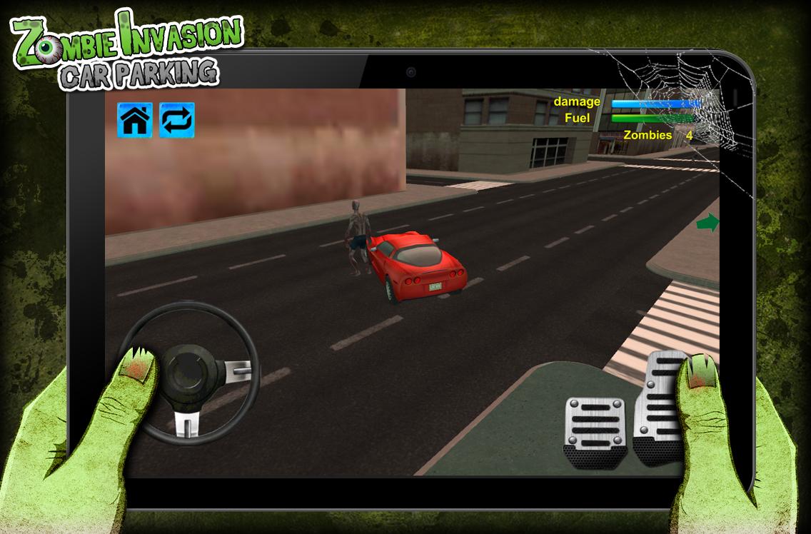 Zombie Invasion Car Parking