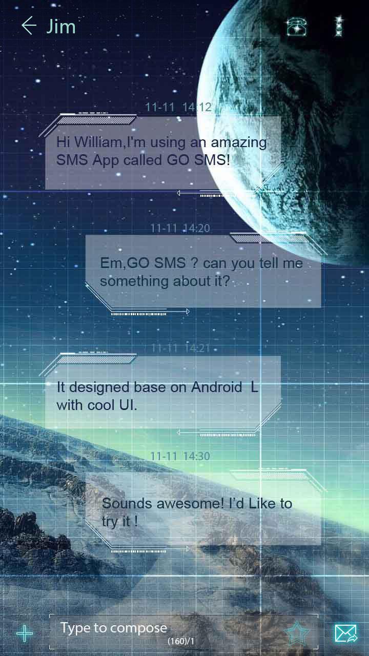 (FREE) GO SMS STARRYMOOD THEME