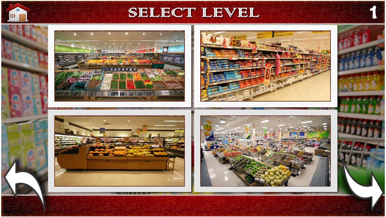 Hidden Objects Supermarket