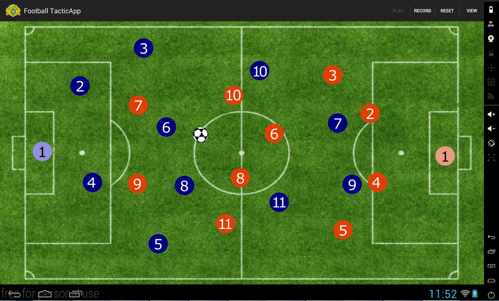 Football Tactic App