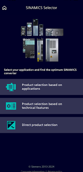 SINAMICS SELECTOR