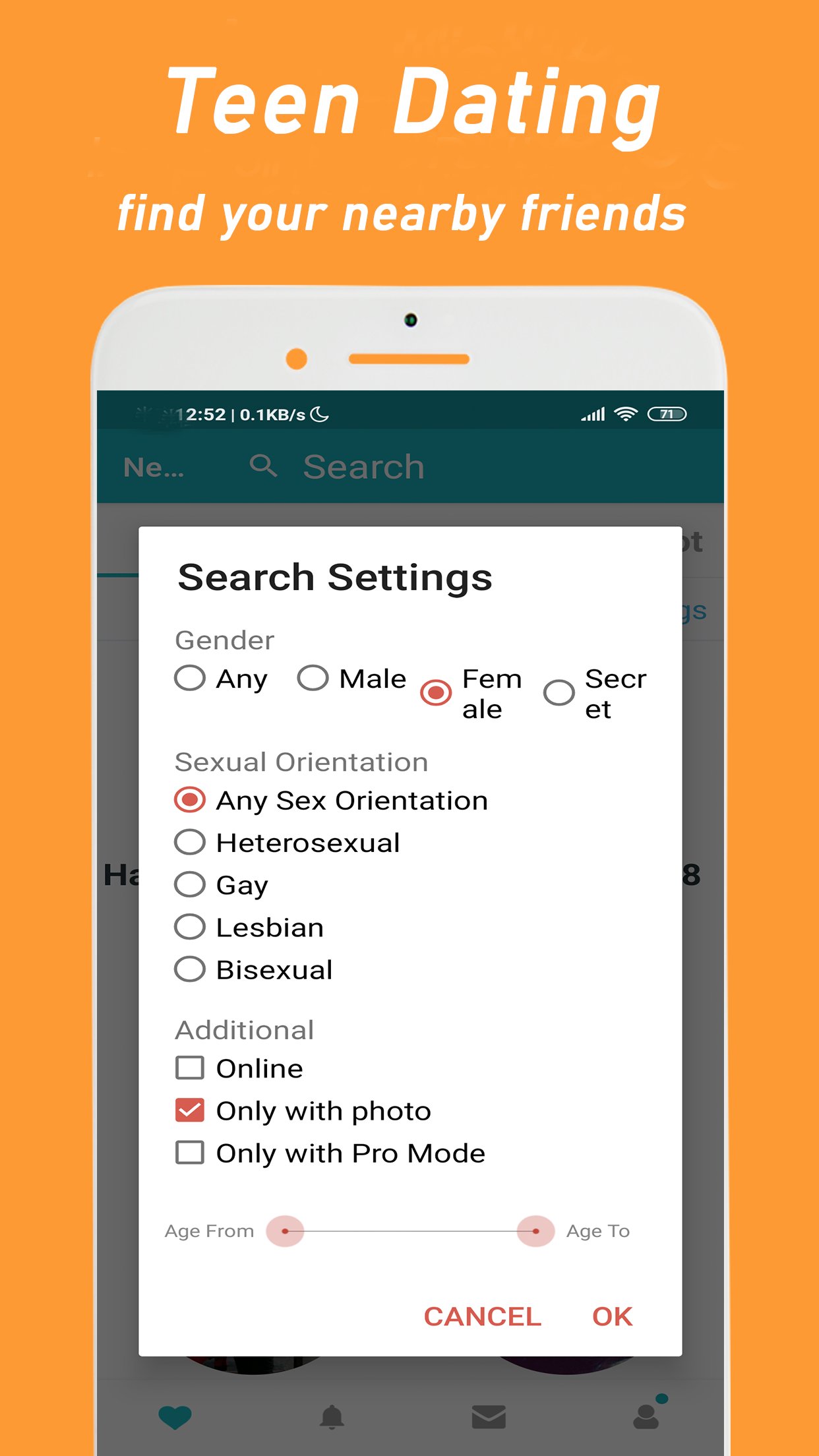 Teen Woo - US Teens Dating App for Teenagers