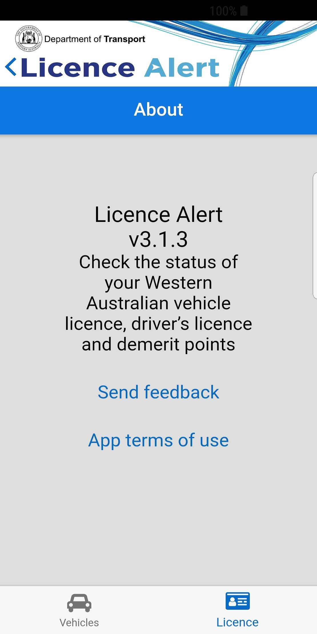 Licence Alert