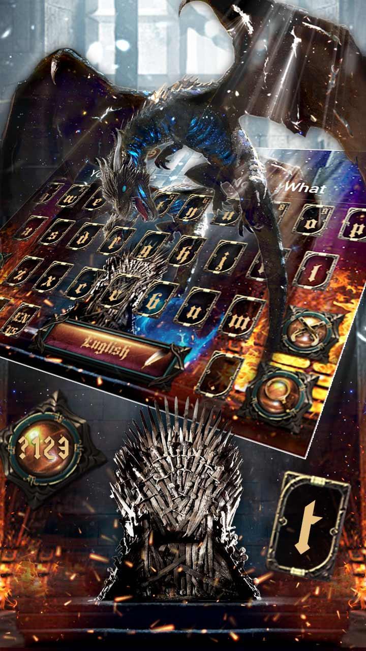 Thrones Conquest: Fire Dragon Keyboard