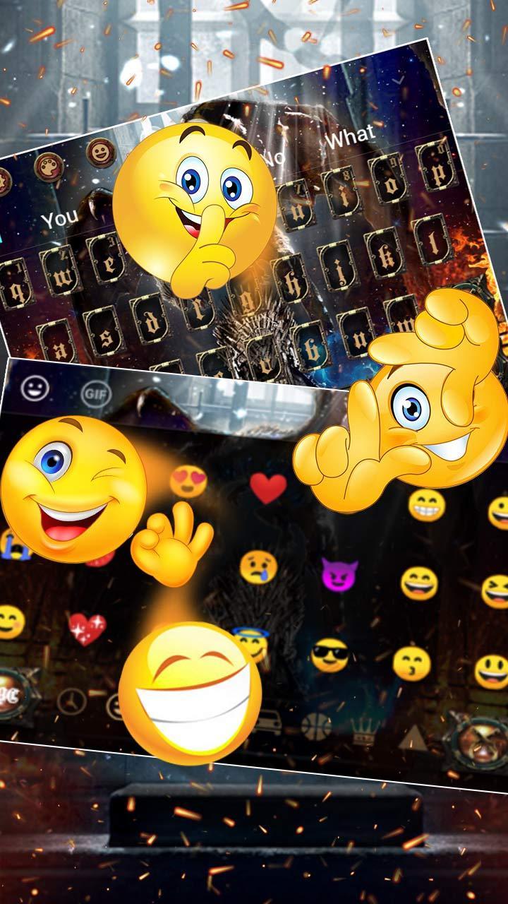 Thrones Conquest: Fire Dragon Keyboard