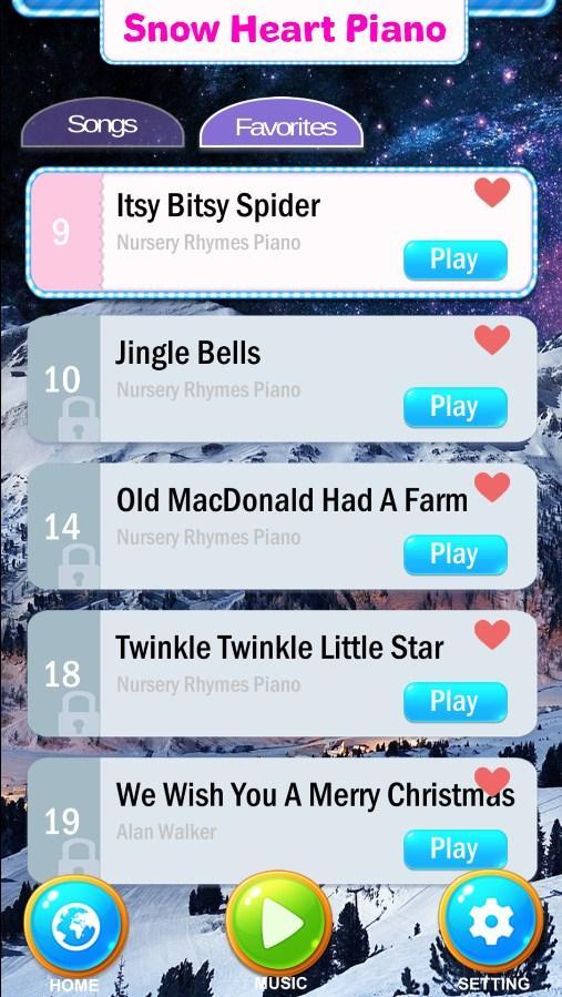 NEW Snow Heart Piano Line Tiles