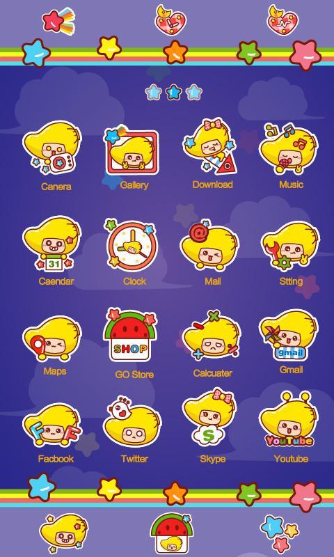 Flying Mango GO Launcher Theme