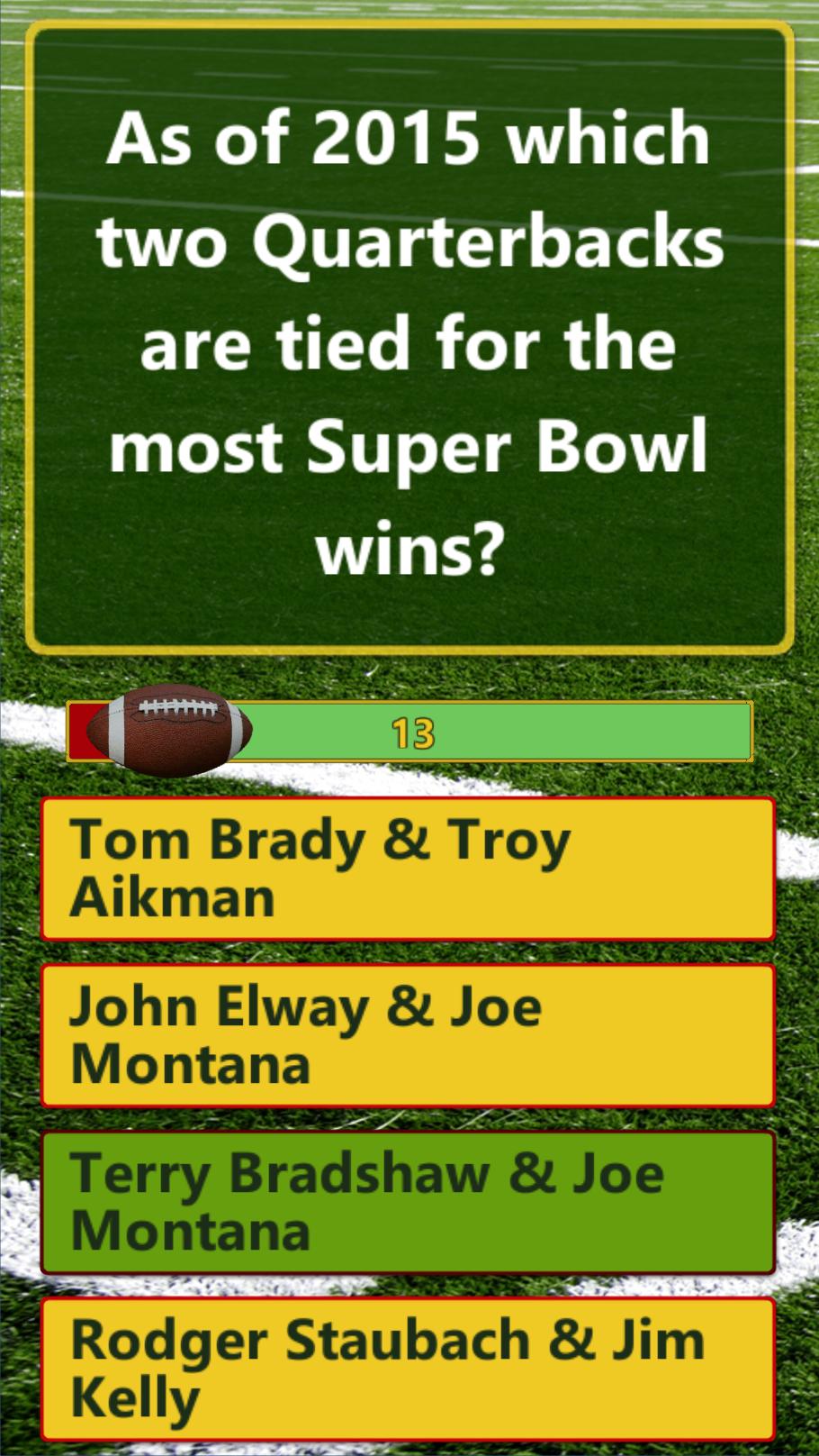 Big Game Trivia Fun