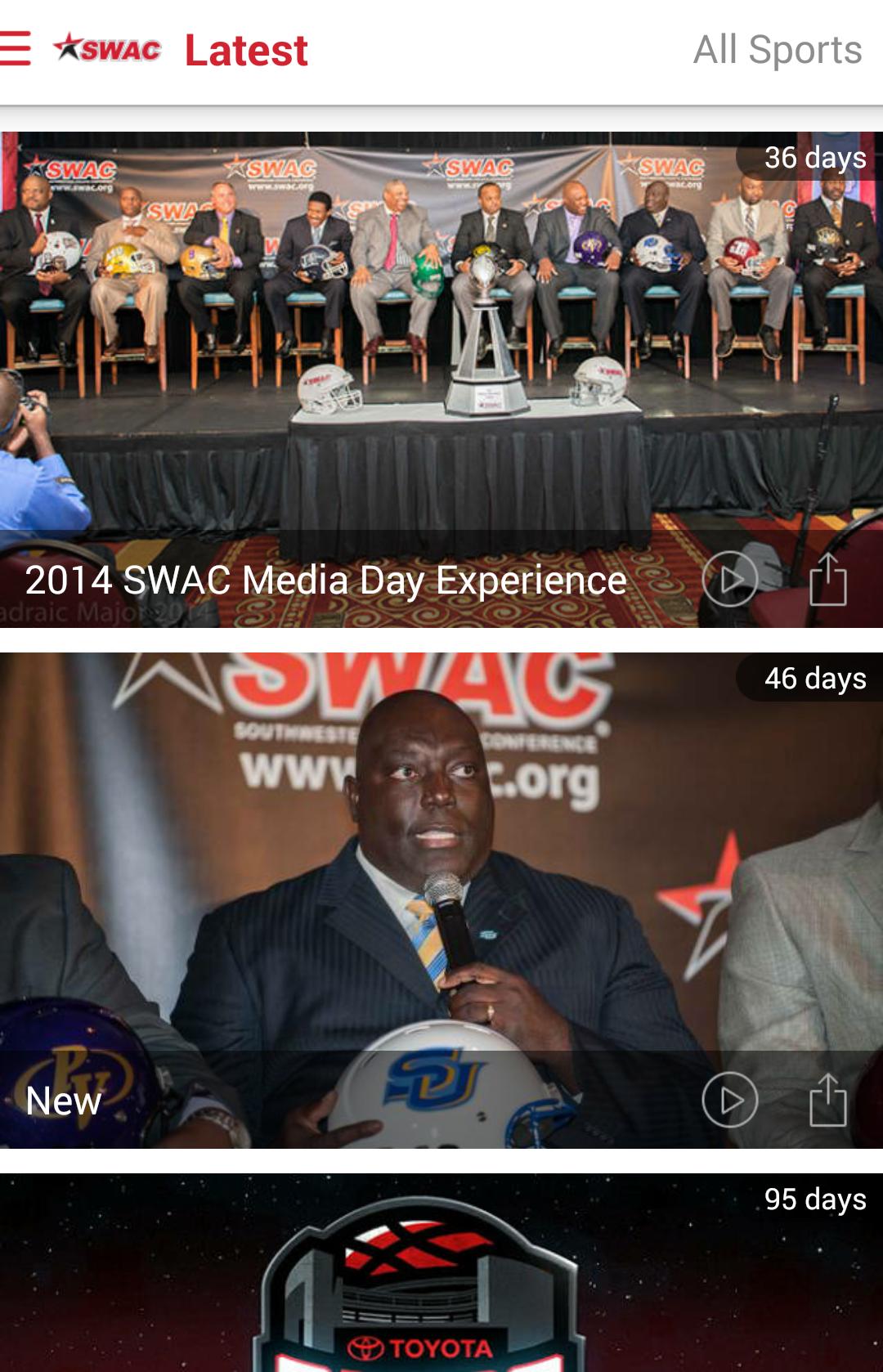 SWAC Sports: Free