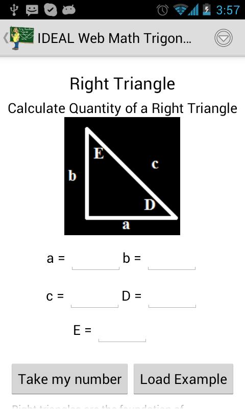 IDEAL Web Math Trig/Calculus
