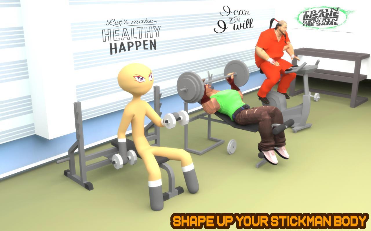 Stickman Virtual Gym 3D Fitnes