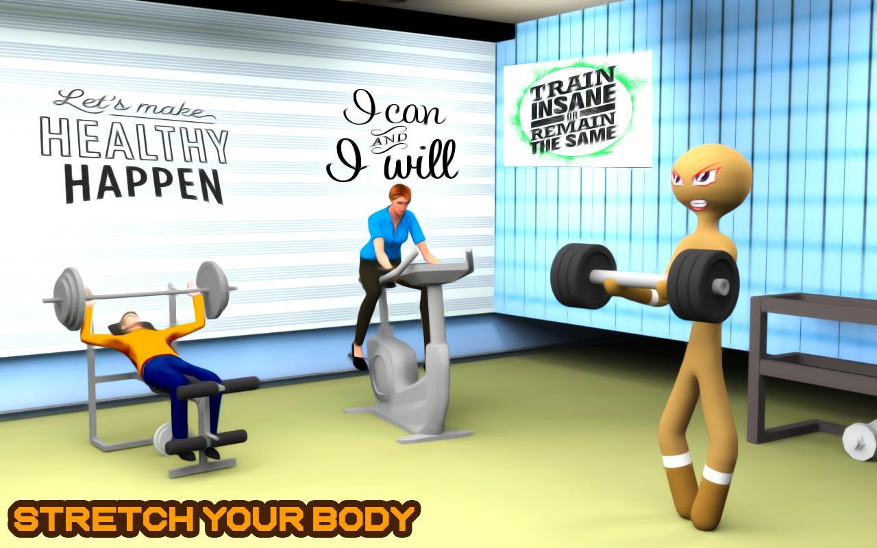 Stickman Virtual Gym 3D Fitnes