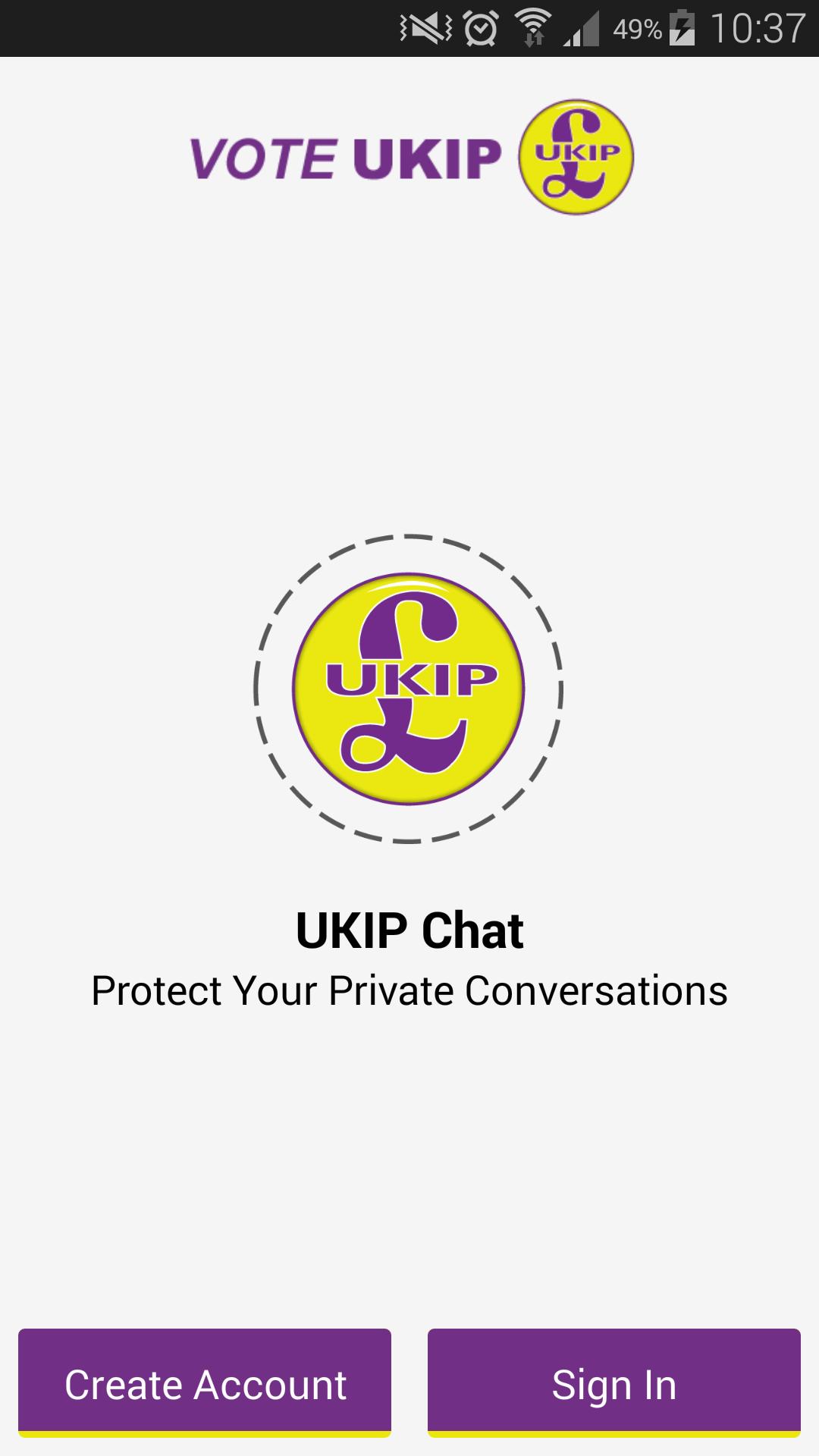 UKIP Secure Chat