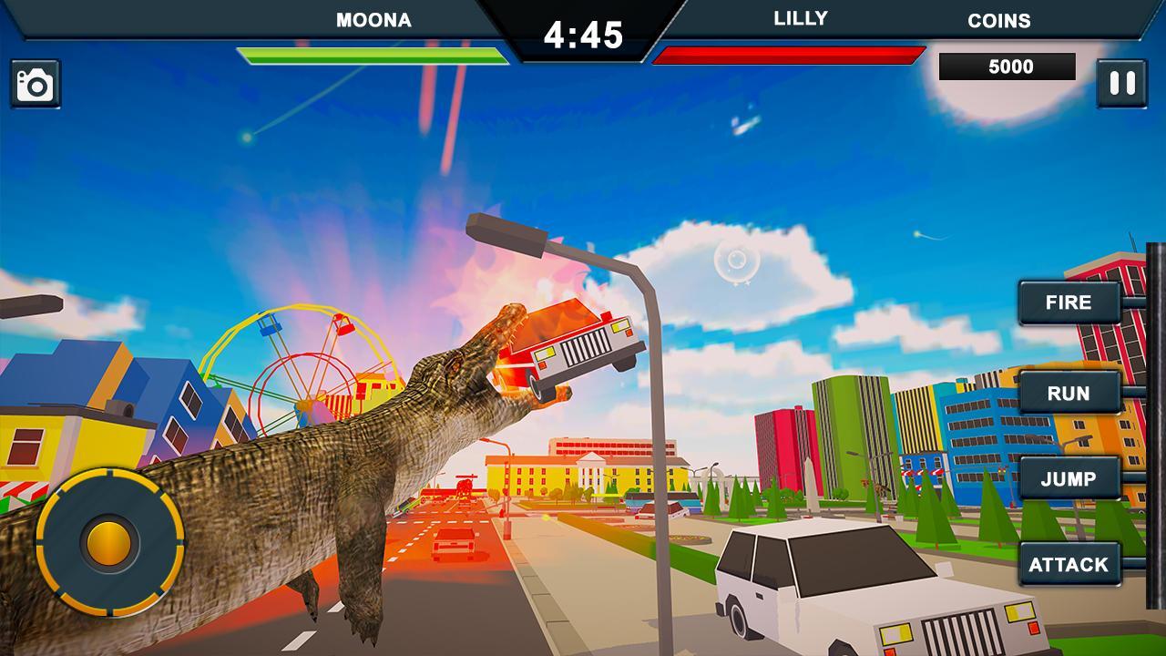 Crocodile Beach & City Attack Crocodile Simulator