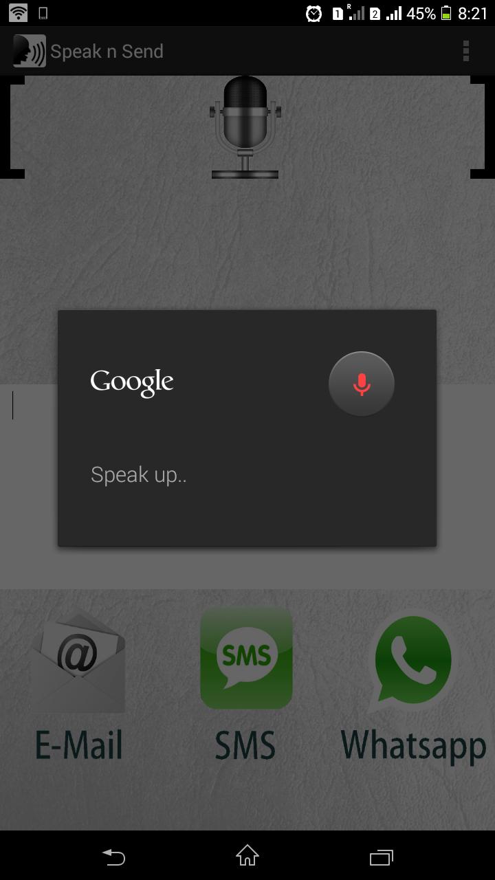 Speak n Send for Whatsapp