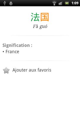 Chinese French Dictionary