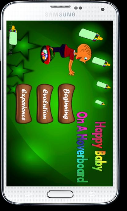 Happy Baby On A Hoverboard