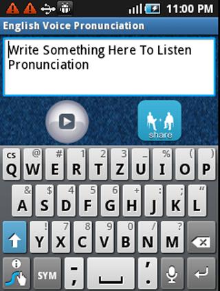 English Voice Pronunciation