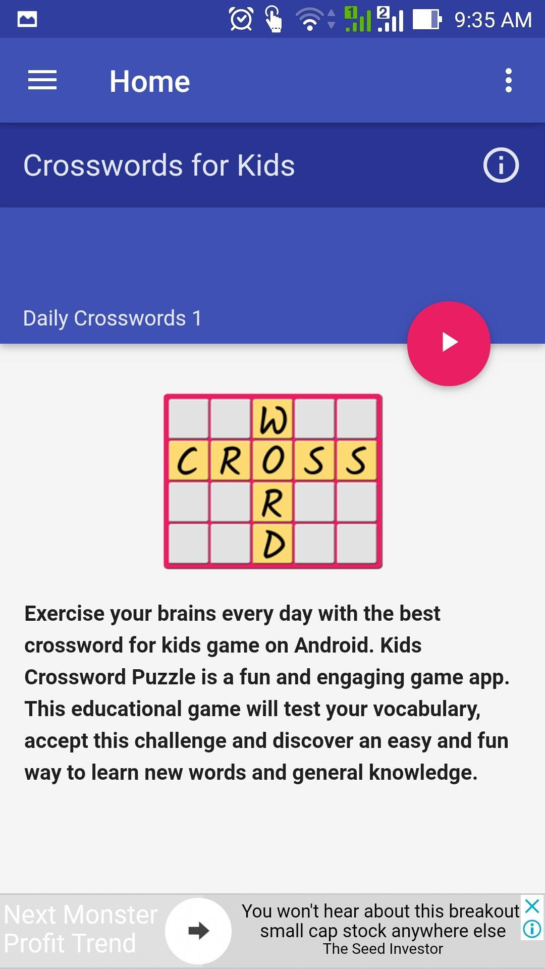 Crosswords for Kids