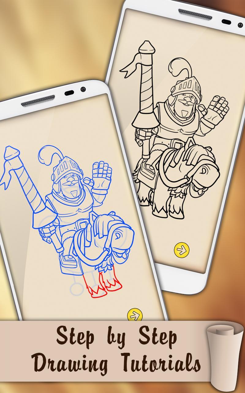 Easy Draw Royale Clash