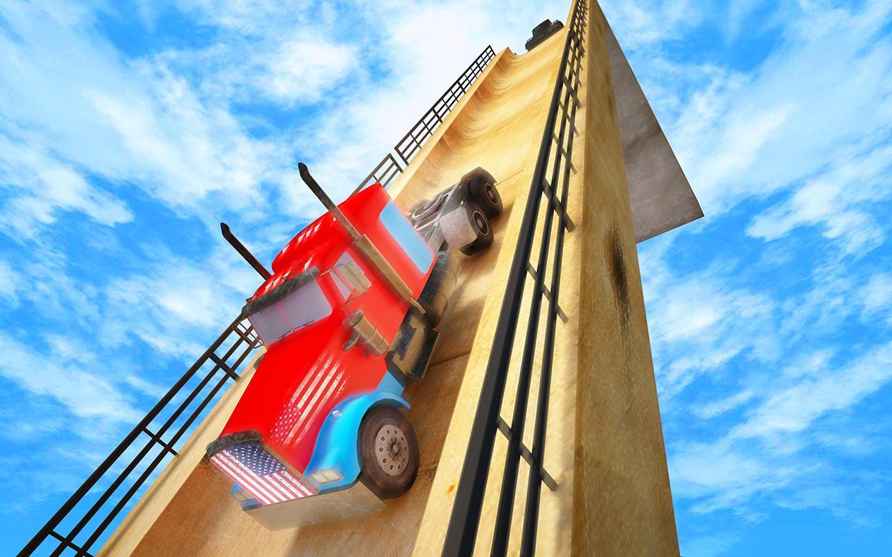 American Mega Ramp Truck Racing Stunts: Impossible
