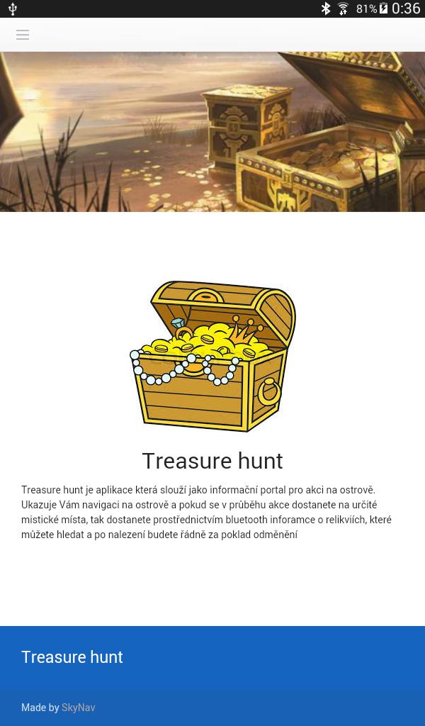 Treasure Hunt SkyNav