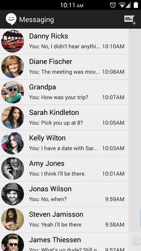 Sliding SMS (CM Messaging)
