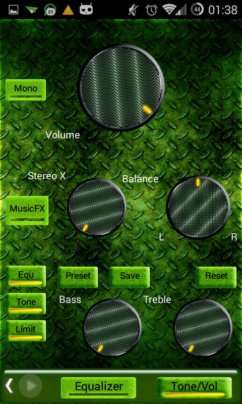 Poweramp Skin Green Forest
