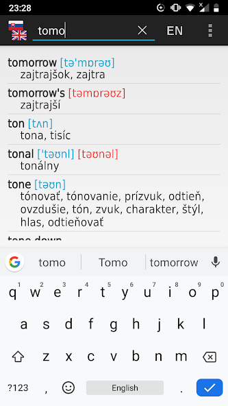 Slovak - English offline dict.