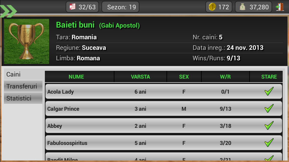 Dog Racing GHmanager