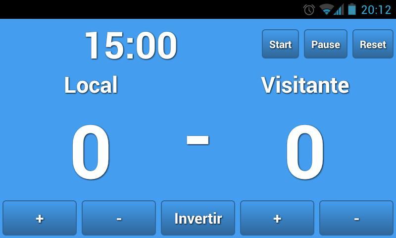 Marcador de FutbolChapas