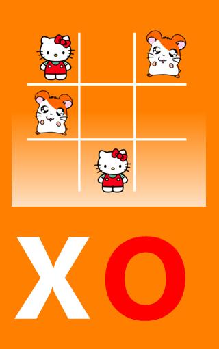 Hello kity vs Hamstero tic tac Toe  XO