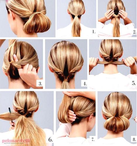 Step by step hair