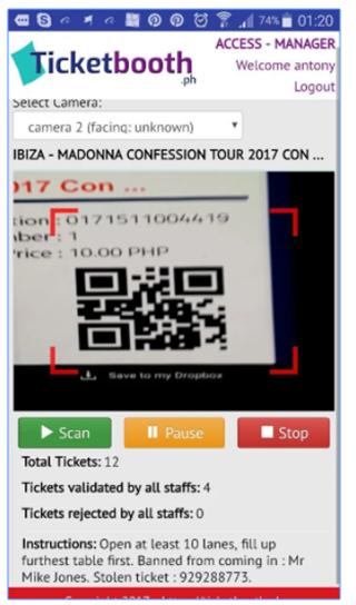 TicketBooth.ph Scanner