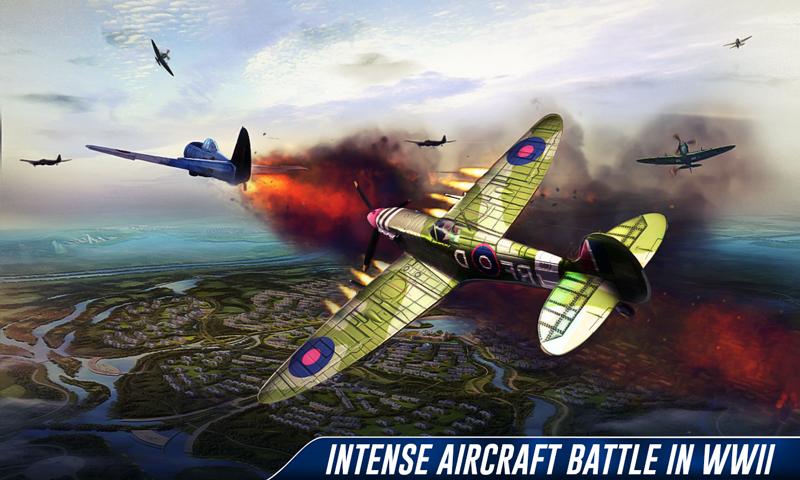 WW2 War Plane Dog Fight Air Combat: World War Game