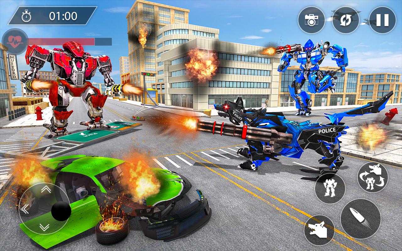 Wolf Robot Transformation Game