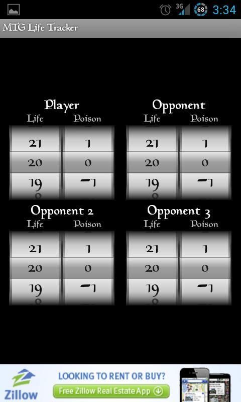 MTG Life Tracker