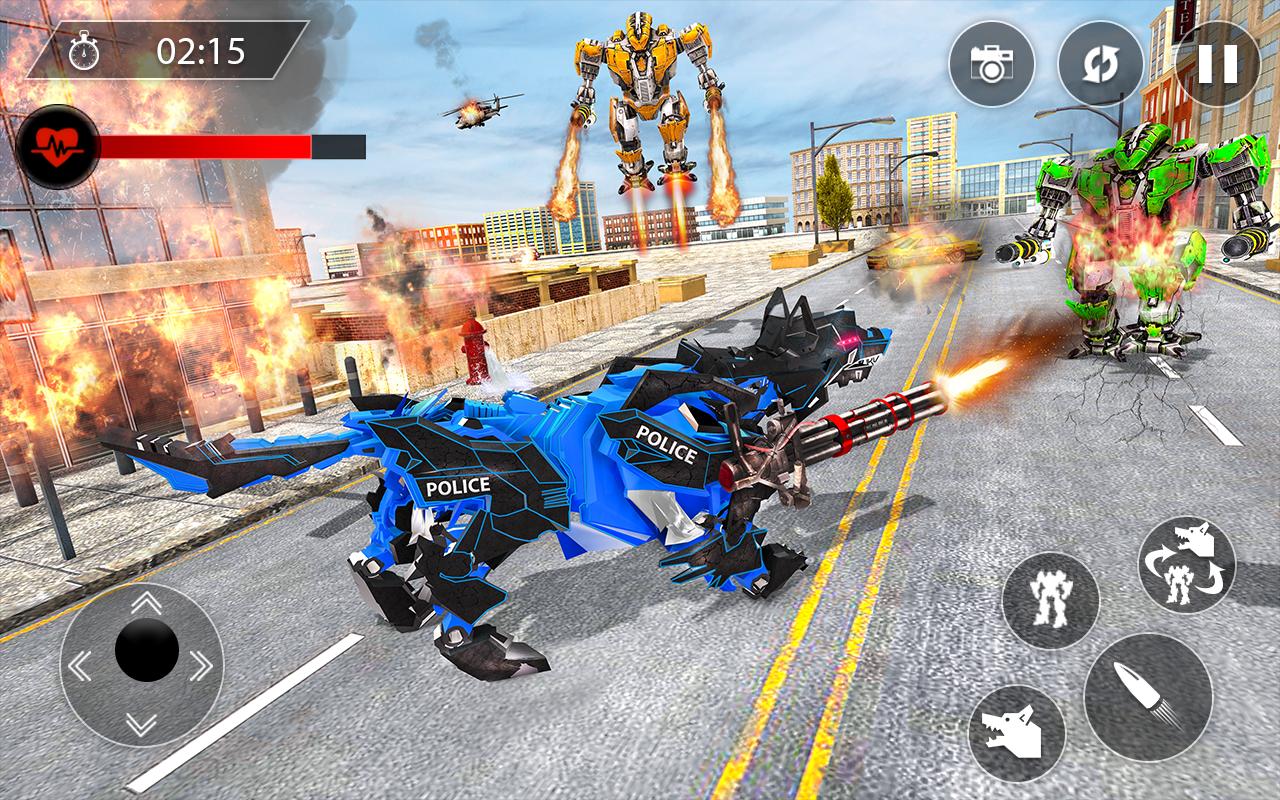 Wolf Robot Transformation Game