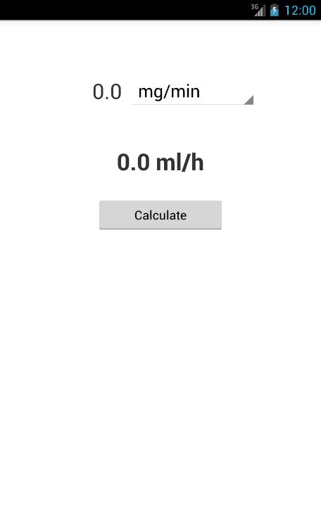 Infusion pump calculator