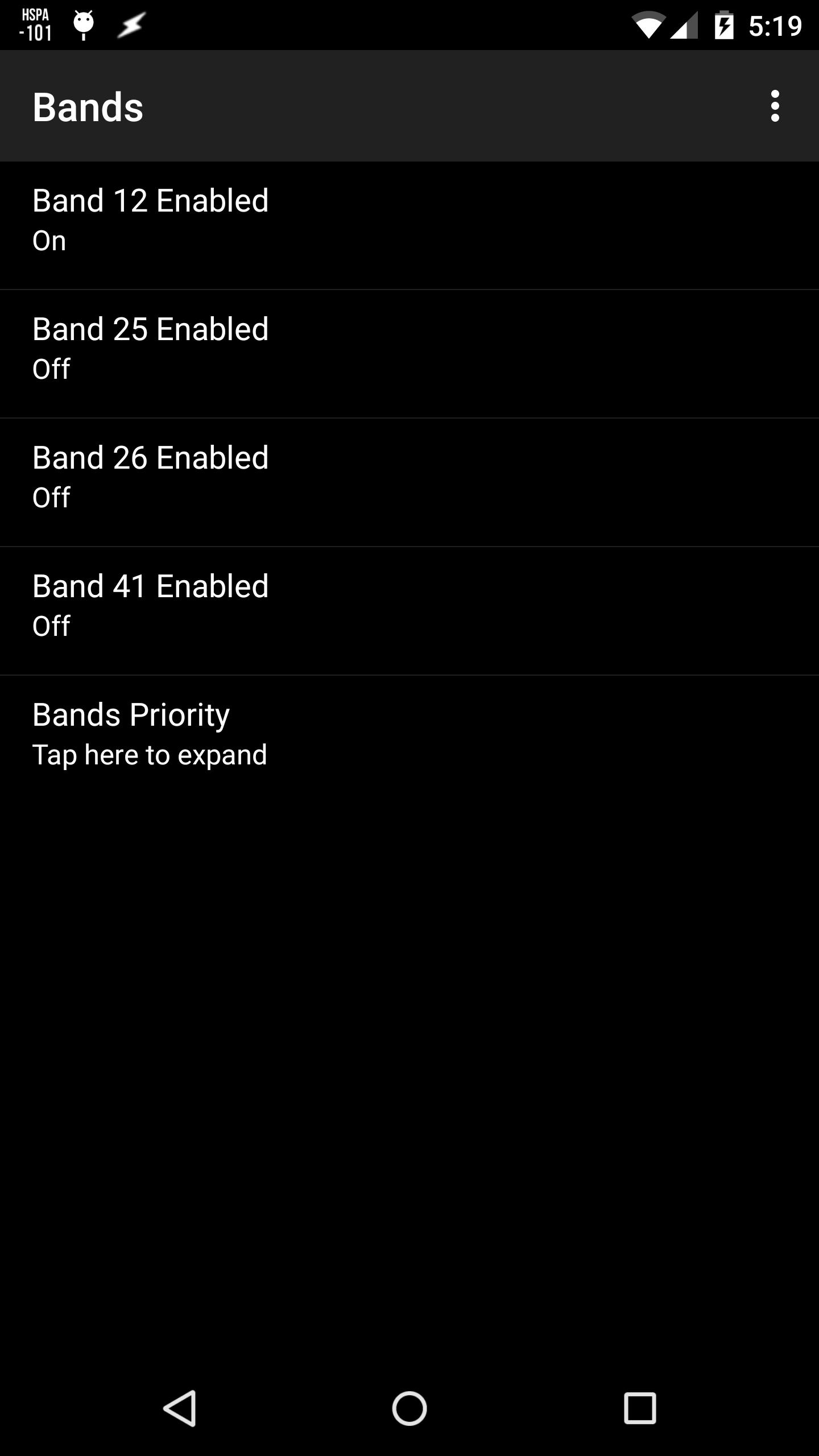 Nexus 6 LTE Engineering Mode