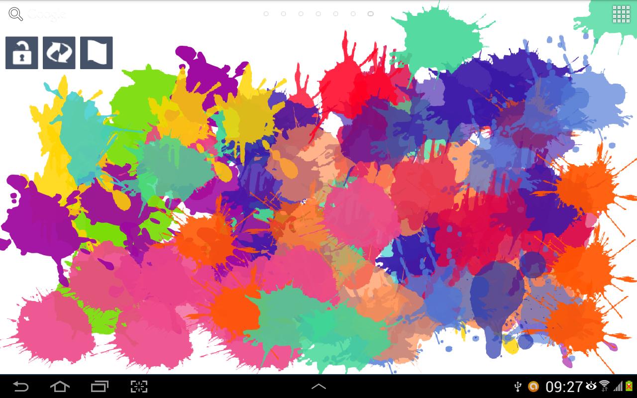 Splash Paint Live Wallpaper