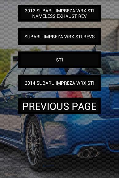 Engine sounds of WRX STi GRB