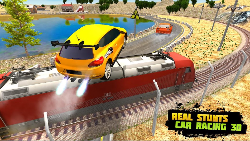 Train Racing 3d- Bus Vs Train