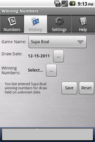 Winning Numbers (Free)