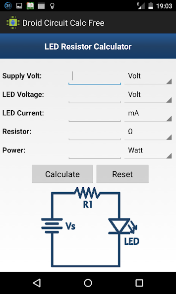 Droid Circuit Calc