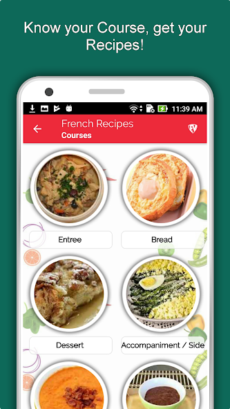 French Food Recipes Offline